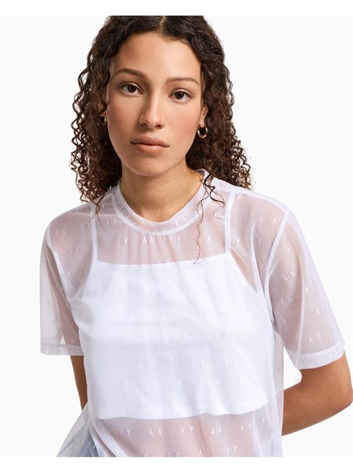 t-shirt woman white ARMANI EXCHANGE | XW000533AF13192/F0027